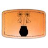 Faux Leather Engravable Patch - Curved Rectangle Thumbnail