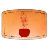 Faux Leather Engravable Patch - Curved Rectangle Thumbnail