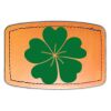Faux Leather Engravable Patch - Curved Rectangle Thumbnail