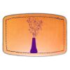 Faux Leather Engravable Patch - Curved Rectangle Thumbnail