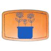 Faux Leather Engravable Patch - Curved Rectangle Thumbnail