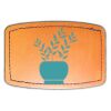 Faux Leather Engravable Patch - Curved Rectangle Thumbnail