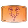 Faux Leather Engravable Patch - Curved Rectangle Thumbnail