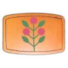 Faux Leather Engravable Patch - Curved Rectangle Thumbnail