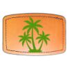 Faux Leather Engravable Patch - Curved Rectangle Thumbnail