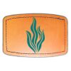 Faux Leather Engravable Patch - Curved Rectangle Thumbnail