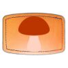 Faux Leather Engravable Patch - Curved Rectangle Thumbnail