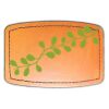 Faux Leather Engravable Patch - Curved Rectangle Thumbnail