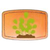 Faux Leather Engravable Patch - Curved Rectangle Thumbnail