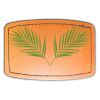 Faux Leather Engravable Patch - Curved Rectangle Thumbnail