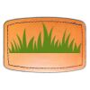 Faux Leather Engravable Patch - Curved Rectangle Thumbnail