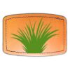 Faux Leather Engravable Patch - Curved Rectangle Thumbnail
