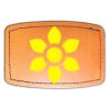 Faux Leather Engravable Patch - Curved Rectangle Thumbnail
