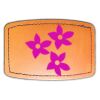 Faux Leather Engravable Patch - Curved Rectangle Thumbnail