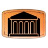 Faux Leather Engravable Patch - Curved Rectangle Thumbnail