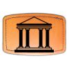 Faux Leather Engravable Patch - Curved Rectangle Thumbnail