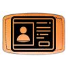 Faux Leather Engravable Patch - Curved Rectangle Thumbnail