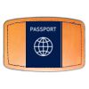 Faux Leather Engravable Patch - Curved Rectangle Thumbnail