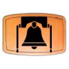 Faux Leather Engravable Patch - Curved Rectangle Thumbnail