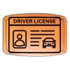 Faux Leather Engravable Patch - Curved Rectangle Thumbnail