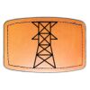 Faux Leather Engravable Patch - Curved Rectangle Thumbnail