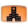 Faux Leather Engravable Patch - Curved Rectangle Thumbnail