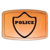 Faux Leather Engravable Patch - Curved Rectangle Thumbnail