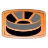 Faux Leather Engravable Patch - Curved Rectangle Thumbnail
