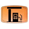 Faux Leather Engravable Patch - Curved Rectangle Thumbnail