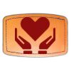 Faux Leather Engravable Patch - Curved Rectangle Thumbnail