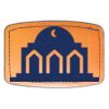 Faux Leather Engravable Patch - Curved Rectangle Thumbnail