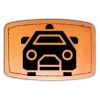 Faux Leather Engravable Patch - Curved Rectangle Thumbnail