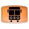 Faux Leather Engravable Patch - Curved Rectangle Thumbnail