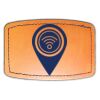 Faux Leather Engravable Patch - Curved Rectangle Thumbnail