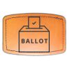 Faux Leather Engravable Patch - Curved Rectangle Thumbnail