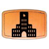 Faux Leather Engravable Patch - Curved Rectangle Thumbnail