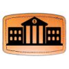 Faux Leather Engravable Patch - Curved Rectangle Thumbnail