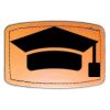 Faux Leather Engravable Patch - Curved Rectangle Thumbnail