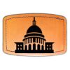 Faux Leather Engravable Patch - Curved Rectangle Thumbnail