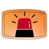 Faux Leather Engravable Patch - Curved Rectangle Thumbnail