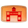Faux Leather Engravable Patch - Curved Rectangle Thumbnail
