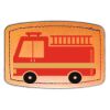 Faux Leather Engravable Patch - Curved Rectangle Thumbnail