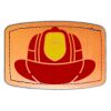 Faux Leather Engravable Patch - Curved Rectangle Thumbnail