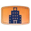 Faux Leather Engravable Patch - Curved Rectangle Thumbnail