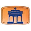 Faux Leather Engravable Patch - Curved Rectangle Thumbnail
