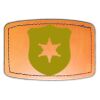 Faux Leather Engravable Patch - Curved Rectangle Thumbnail