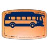 Faux Leather Engravable Patch - Curved Rectangle Thumbnail