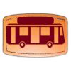 Faux Leather Engravable Patch - Curved Rectangle Thumbnail