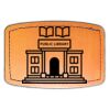 Faux Leather Engravable Patch - Curved Rectangle Thumbnail
