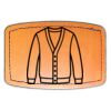 Faux Leather Engravable Patch - Curved Rectangle Thumbnail